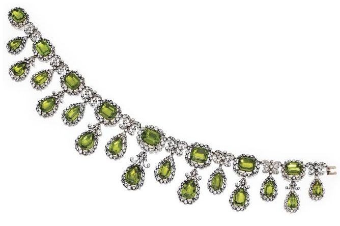 1870 Peridot Necklace