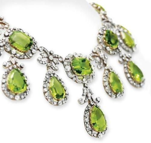 Late 19th Century Peridot Necklace